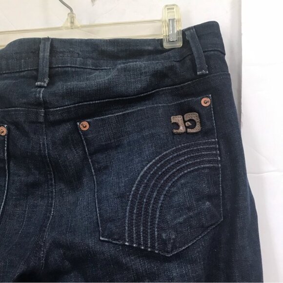 Joe's Jeans Rocker Flare Leg Stretch Dark Denim Wash Naomi Bootcut Pants Zip 29 - Picture 6 of 16